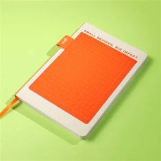 Orange Leather Notebook