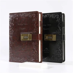 Leather Diary With Lock
